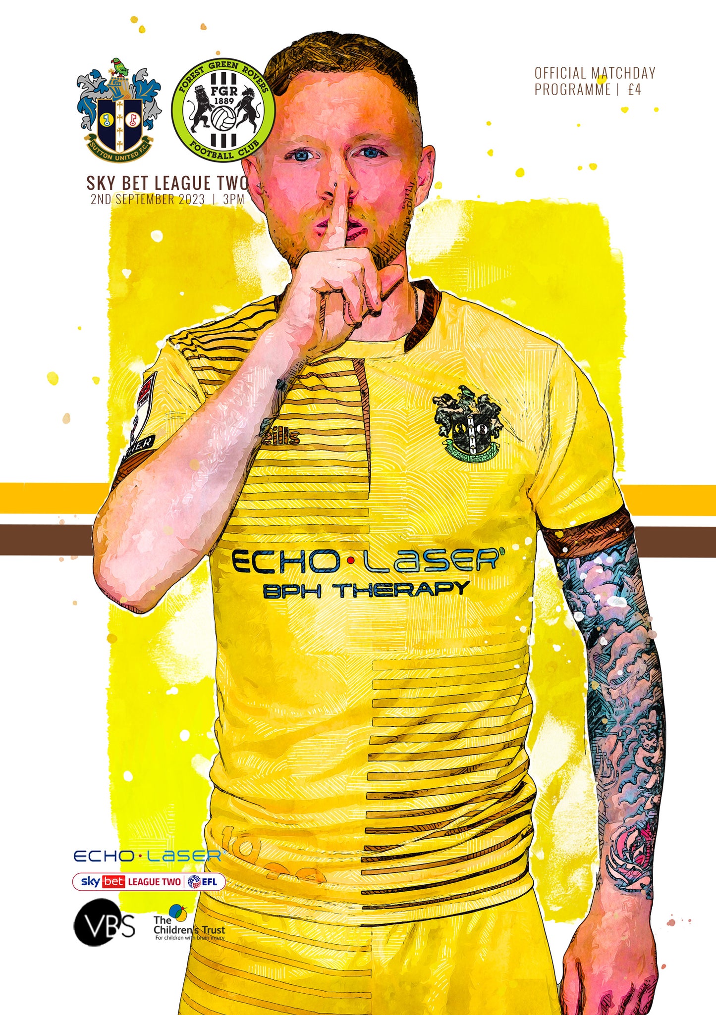 SUFC v Forest Green Rovers Programme