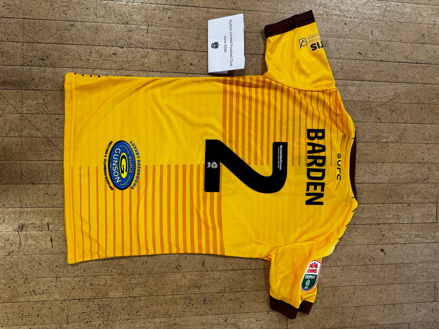 Jon Barden Home Shirt - 2022-2023