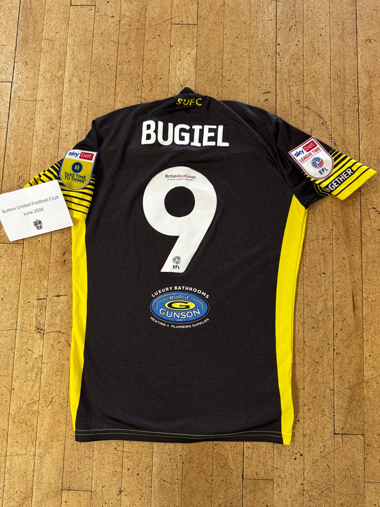 Omar Bugiel Black Away Shirt - 2022-2023