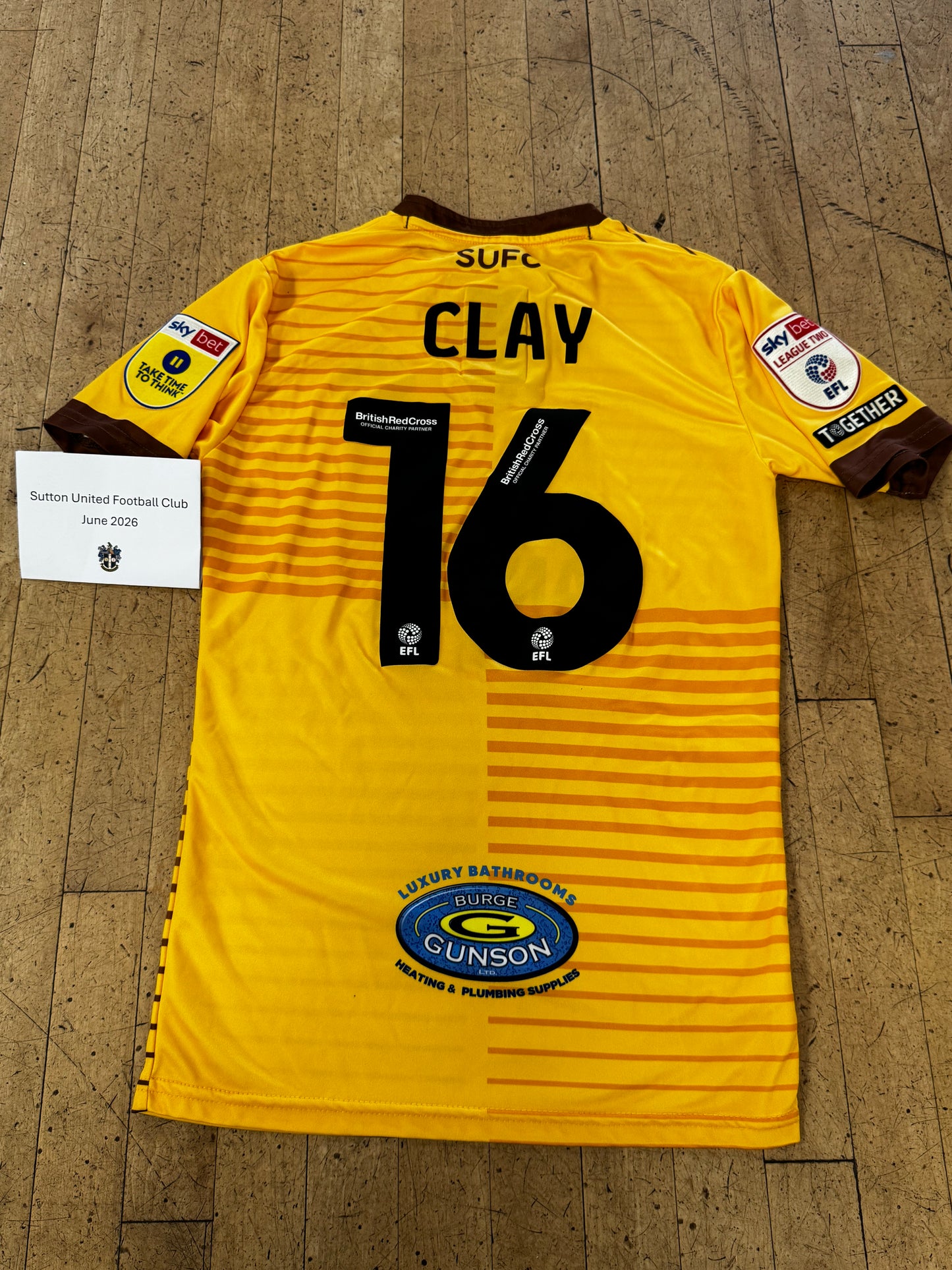 Craig Clay Home Shirt 2022-2023