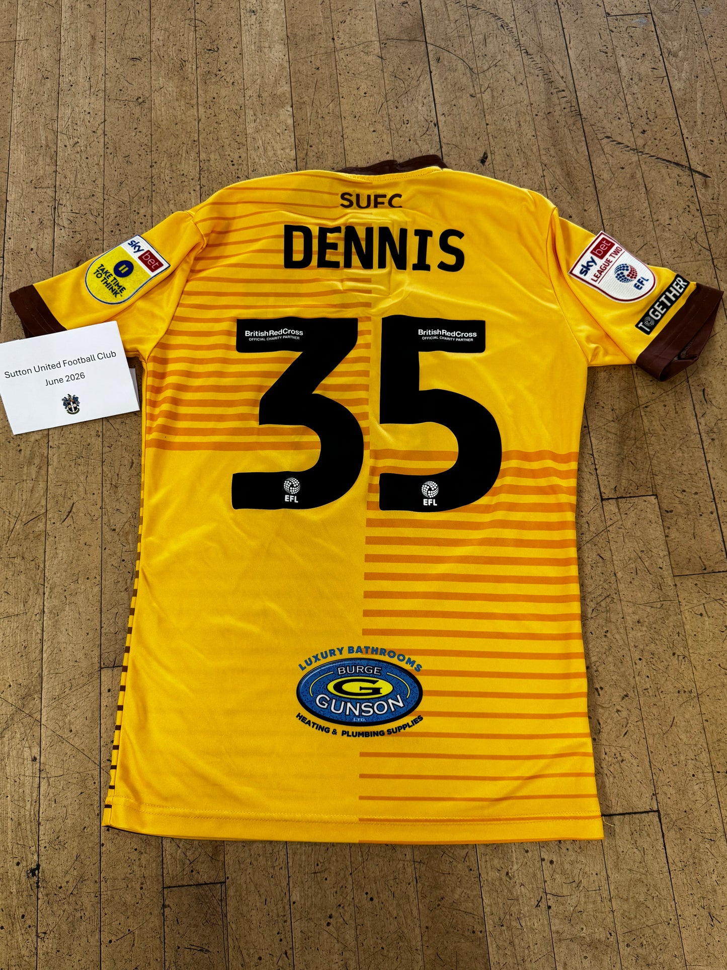 Matthew Dennis Home Shirt 2022-2023