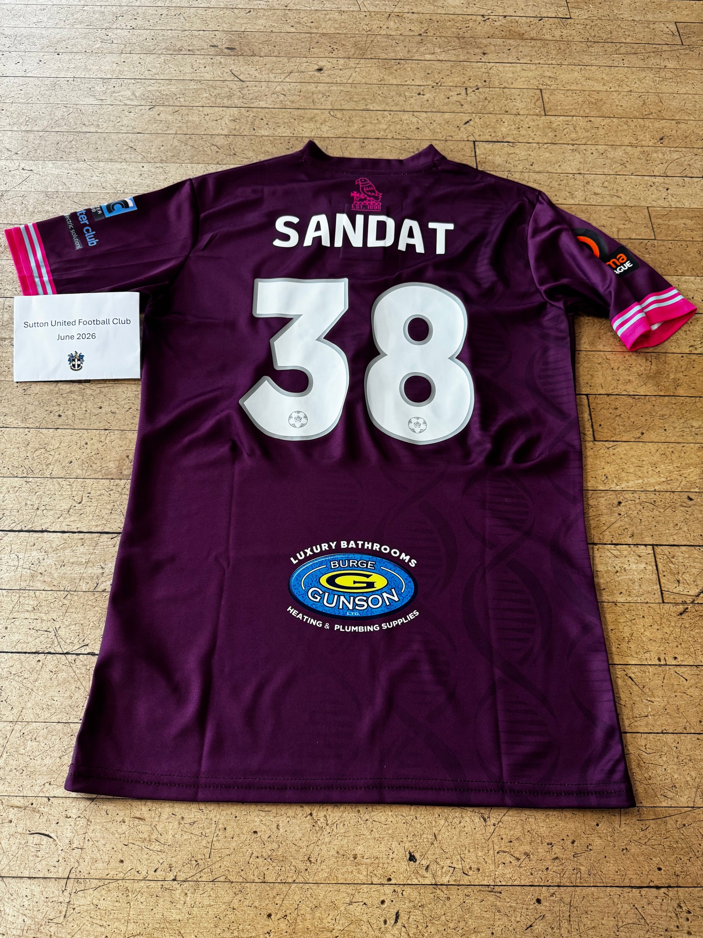 Henry Sandat Aubergine Third Shirt 2024-2025