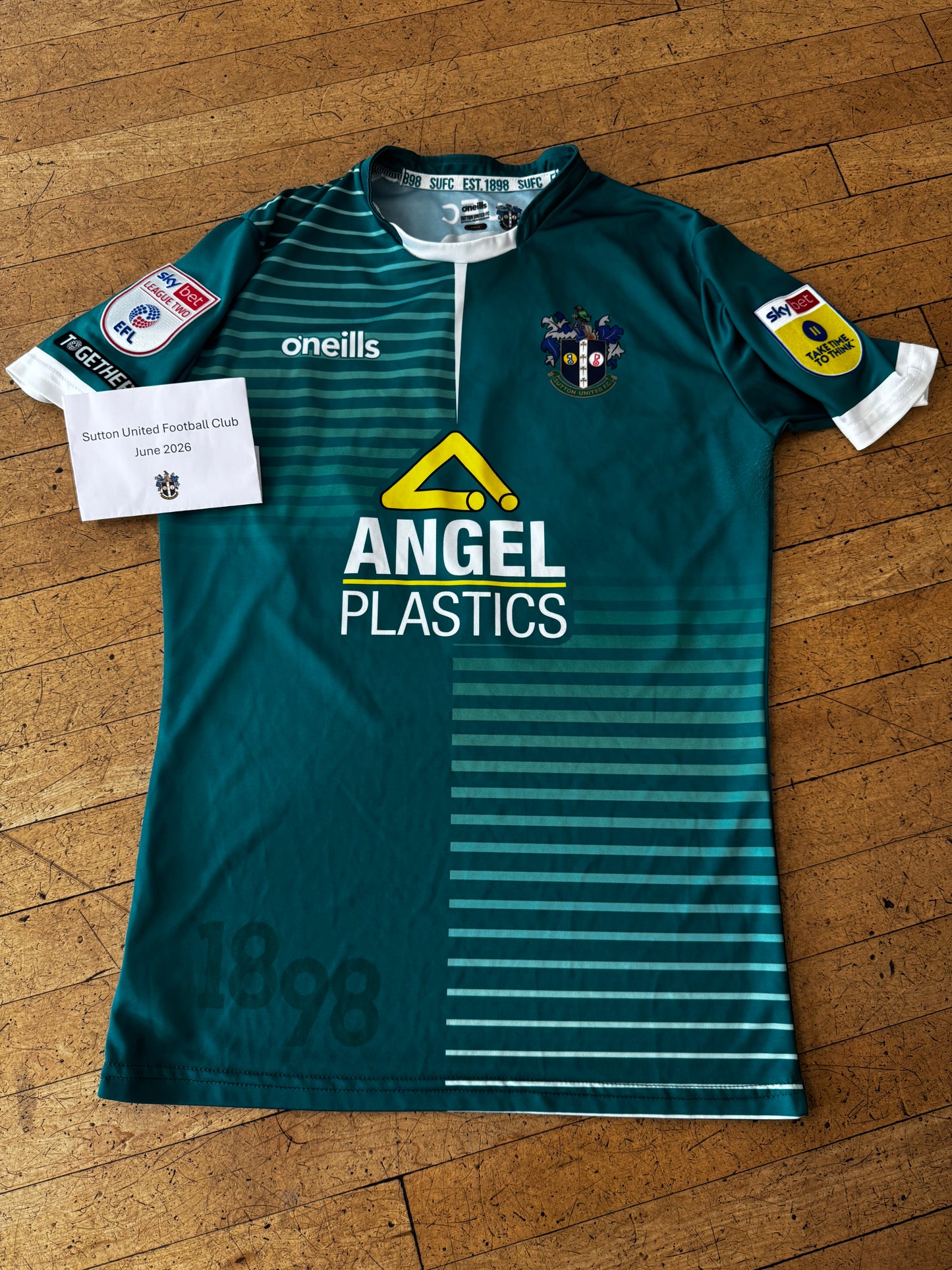 Charley Kendall Green Away Shirt 2022-2023
