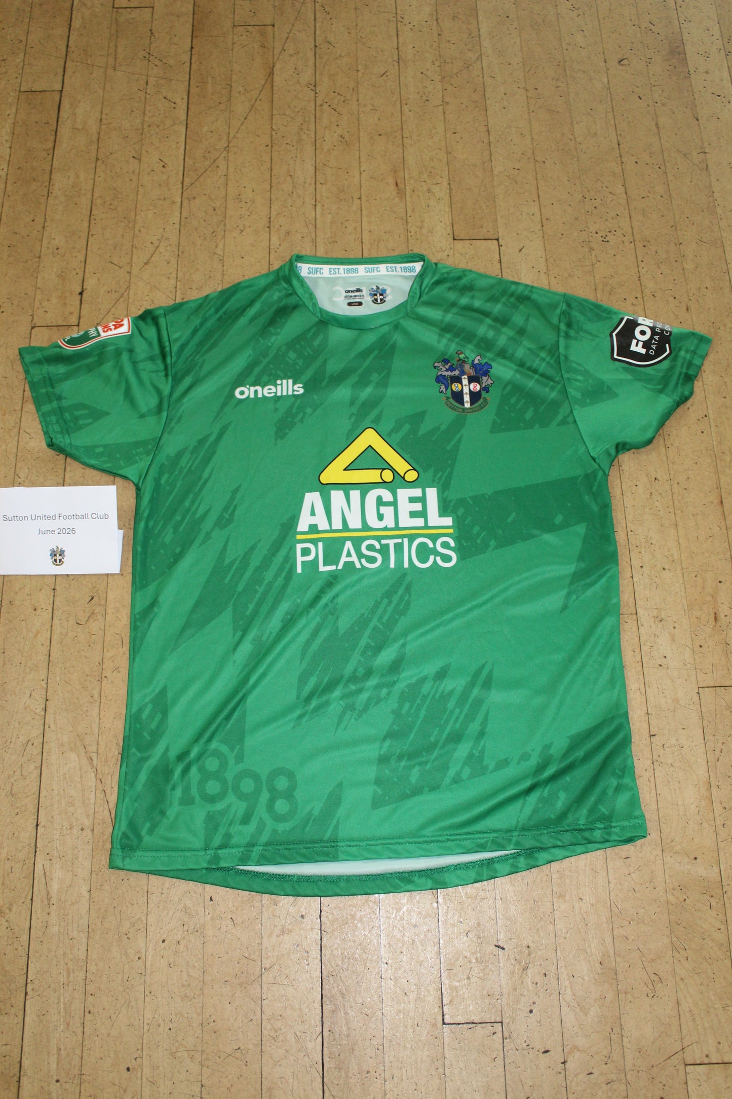 Jack Rose Green GK Shirt 2022-2023, Papa John's Trophy