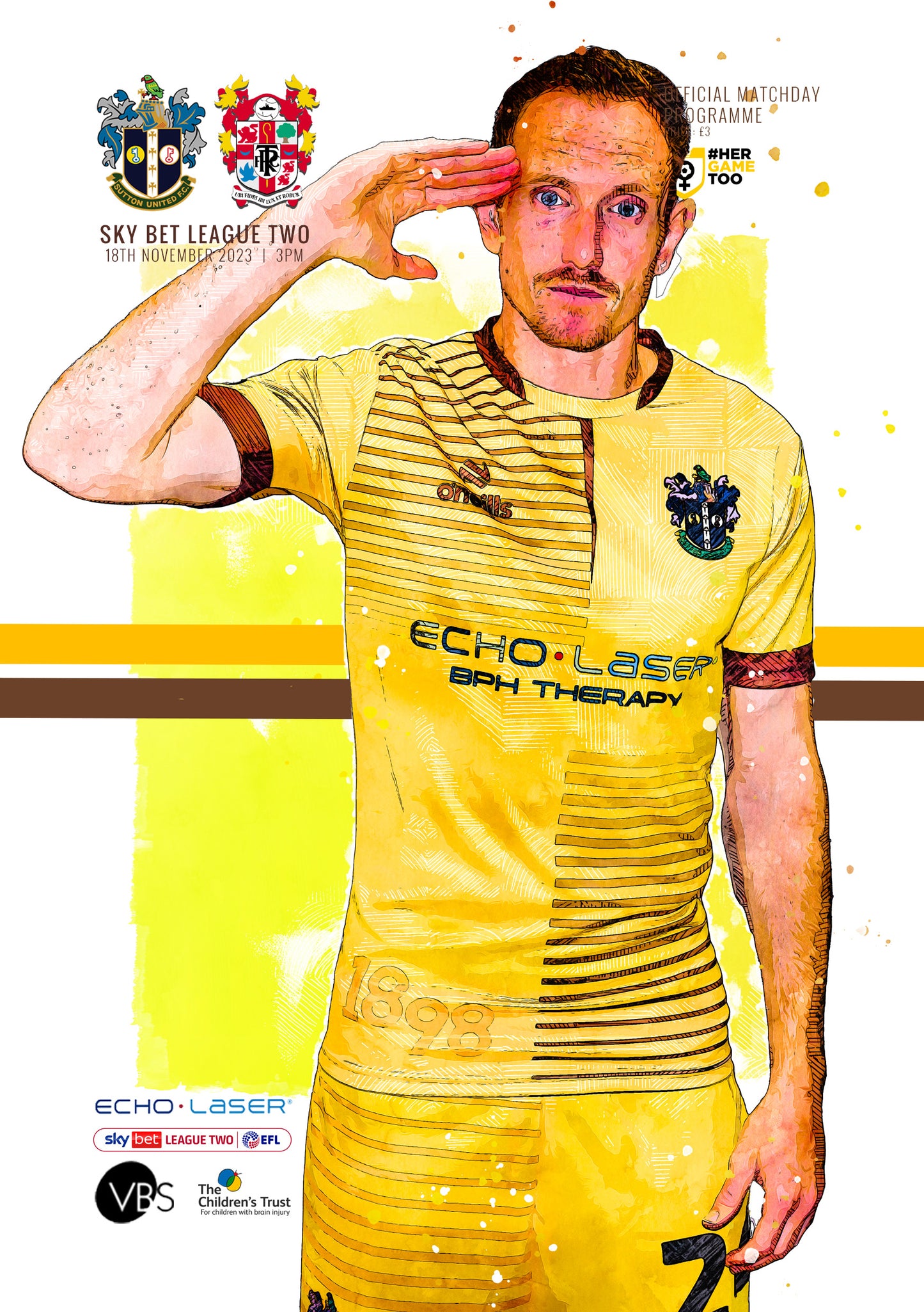 SUFC v Tranmere Rovers Programme