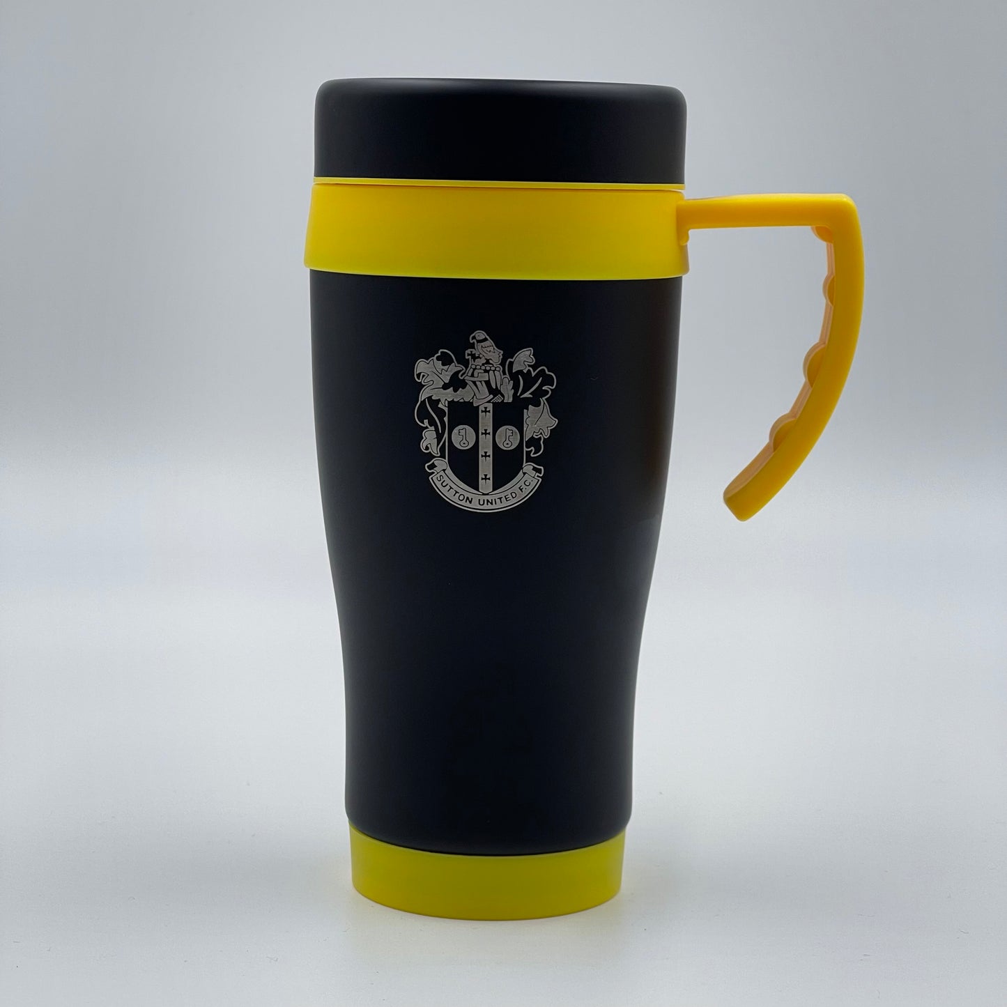 Black & Yellow Thermal Travel Mug