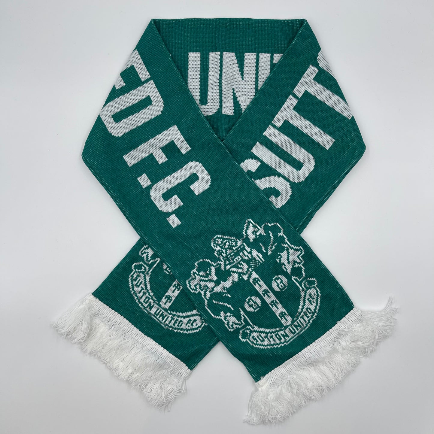 Away Scarf Green / White