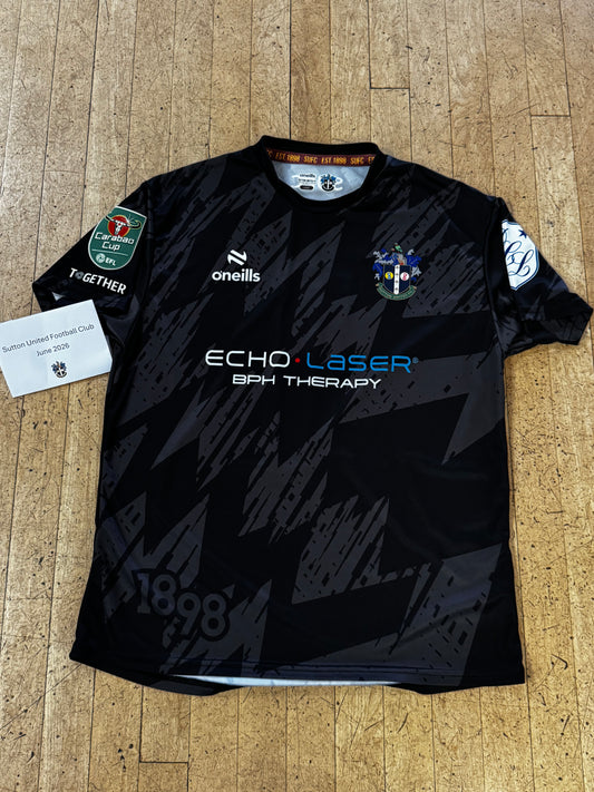 Jack Rose Black GK Shirt 2023-2024, Carabao Cup