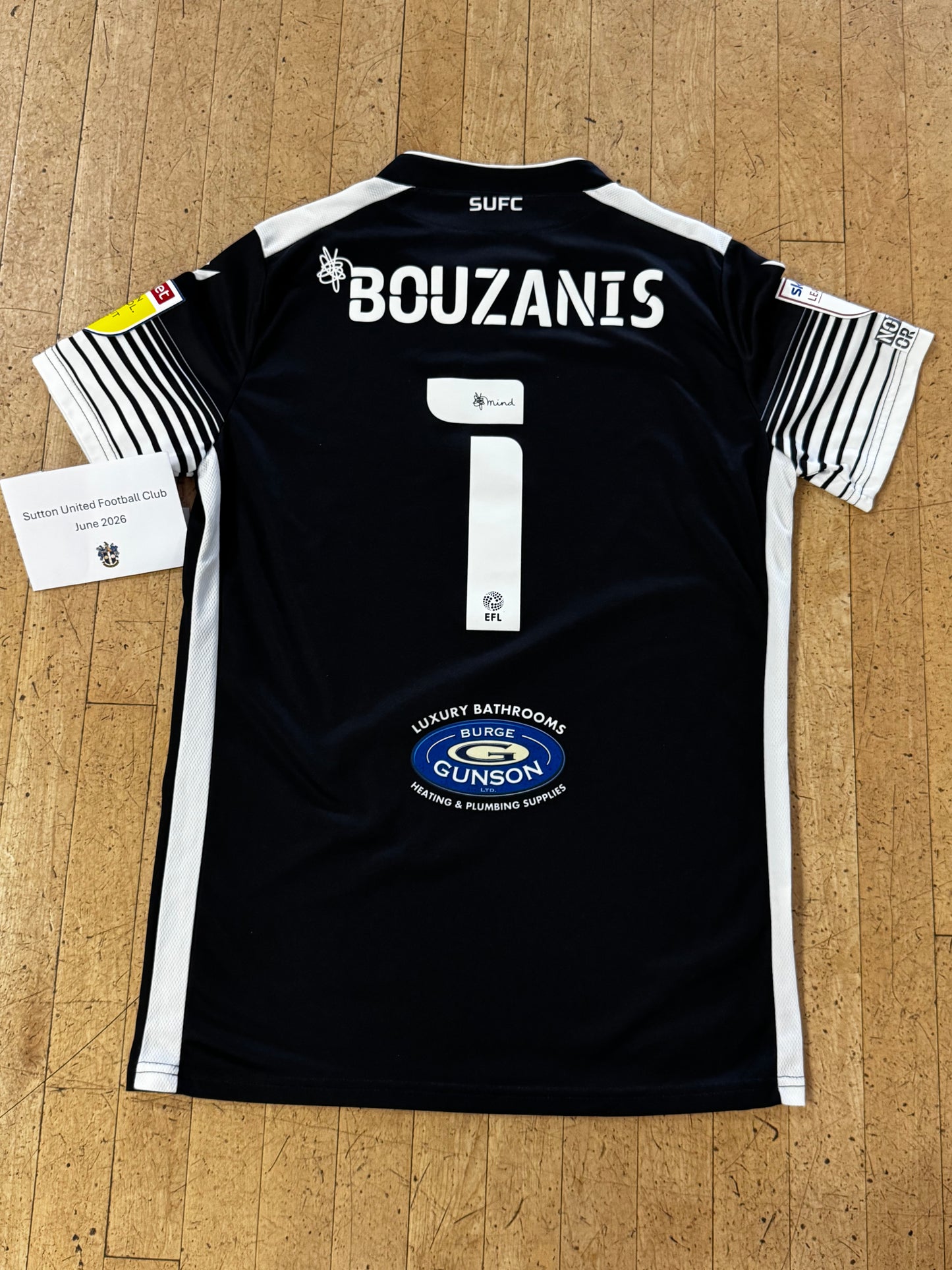 Dean Bouzanis Black GK Shirt 2021-2022