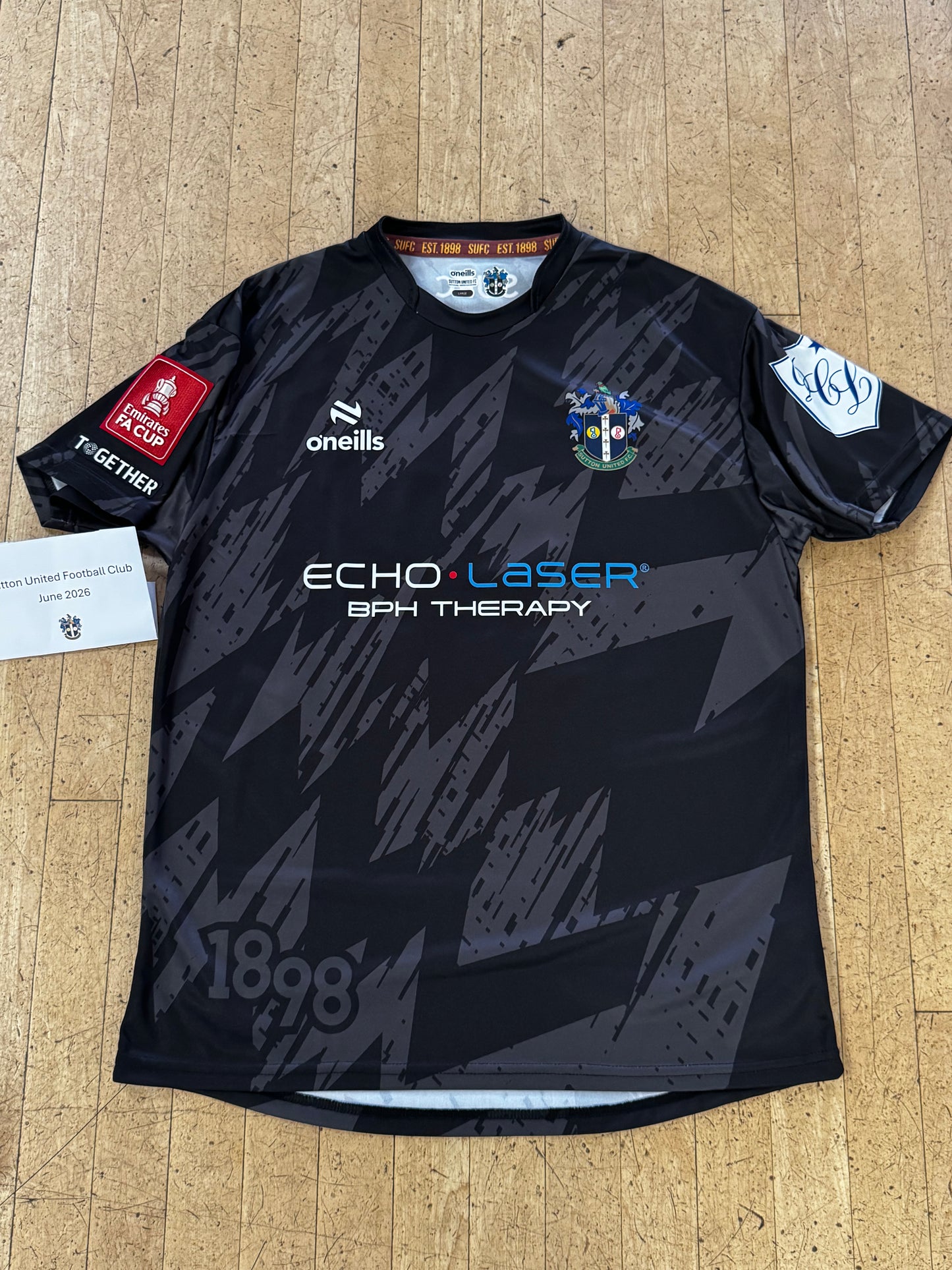 Dean Bouzanis Black GK Shirt 2023-2024, FA Cup