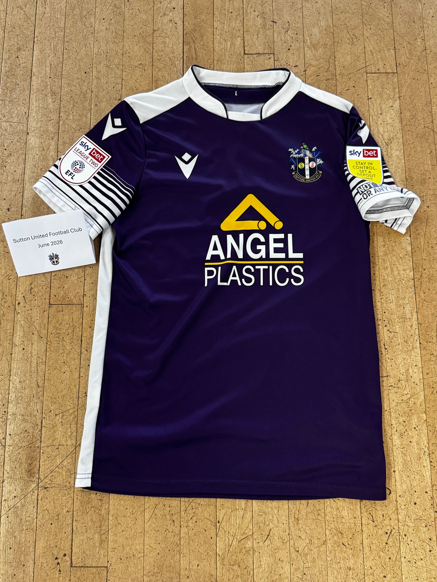 Harry Palmer Purple GK Shirt 2021-2022