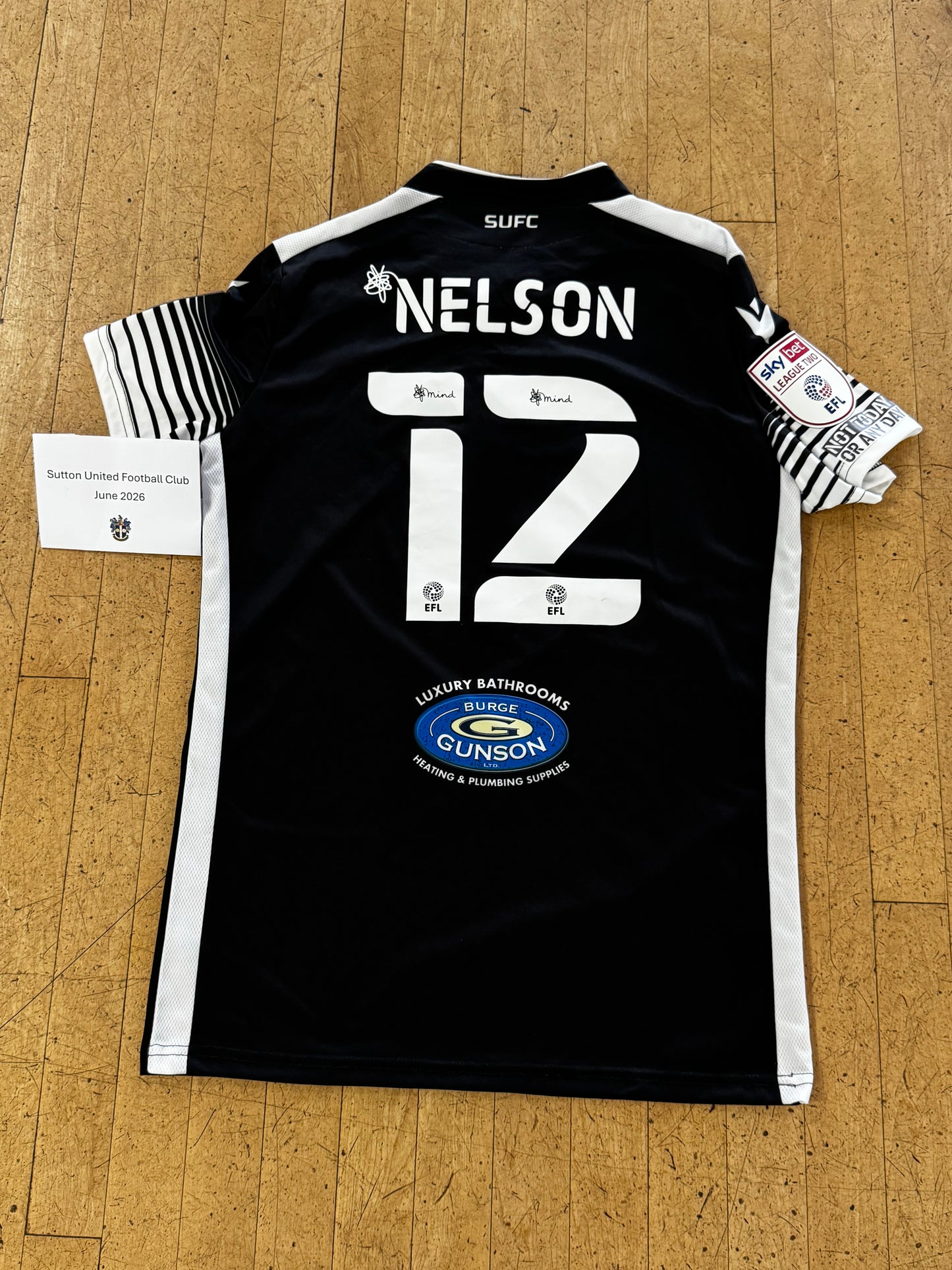 Stuart Nelson Black GK Shirt 2021-2022