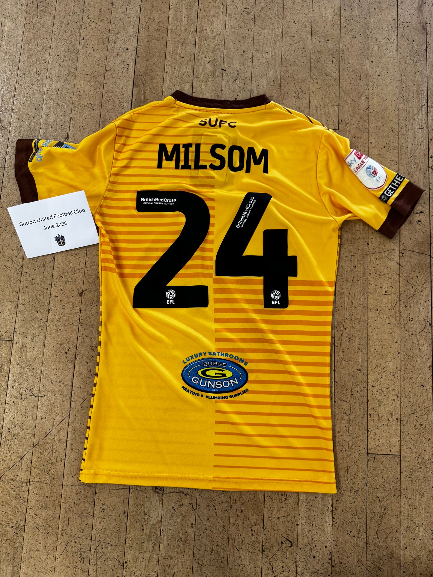 Rob Milsom Home Shirt 2023-2024
