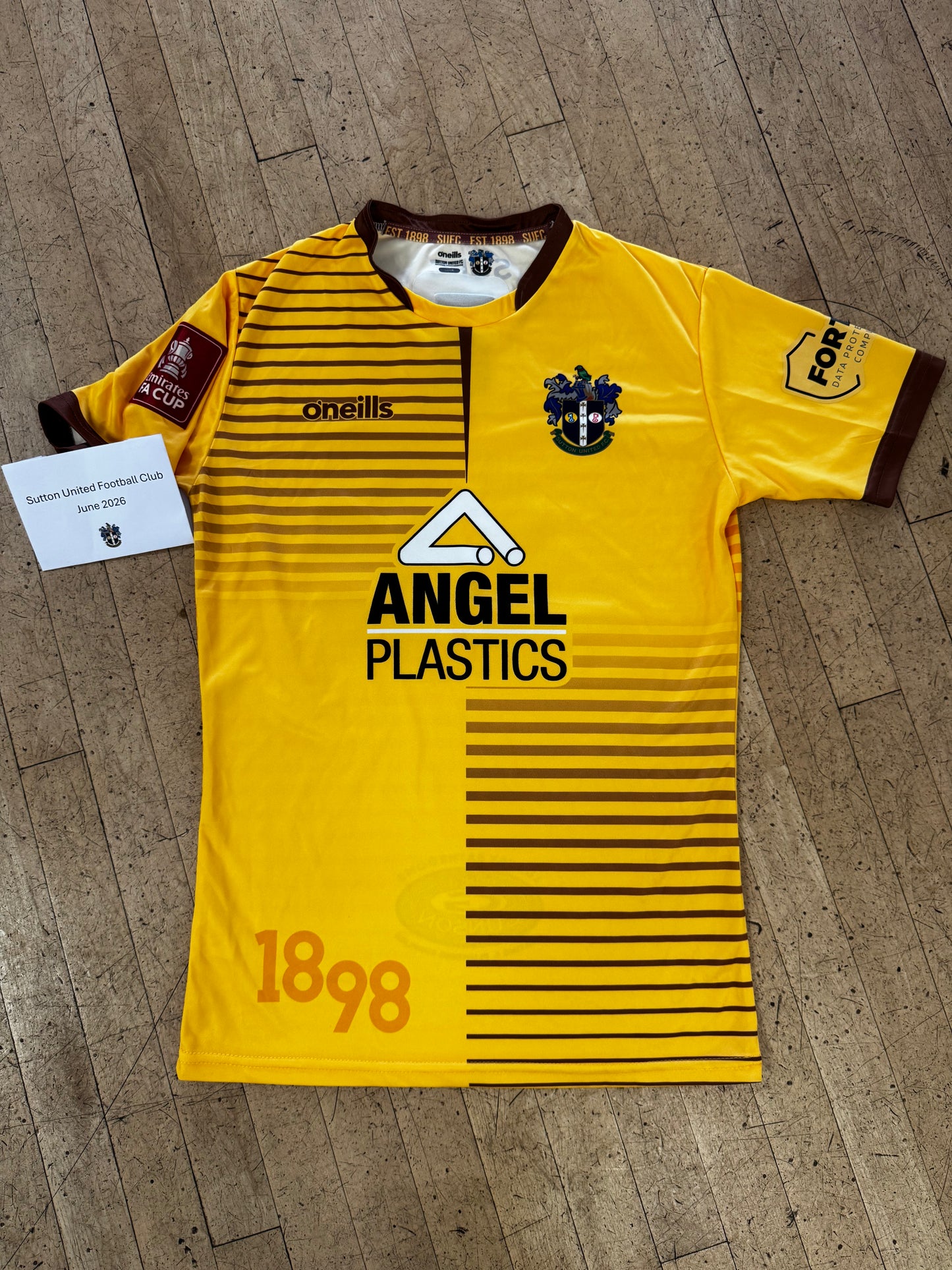 Rob Milsom Home Shirt 2022-2023, FA Cup