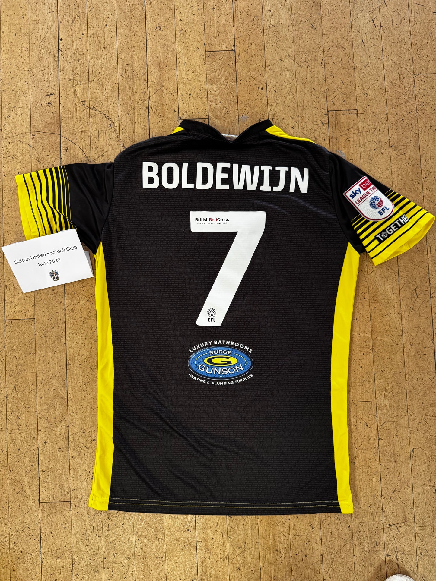 Enzio Boldewijn Black Away Shirt - 2022-2023