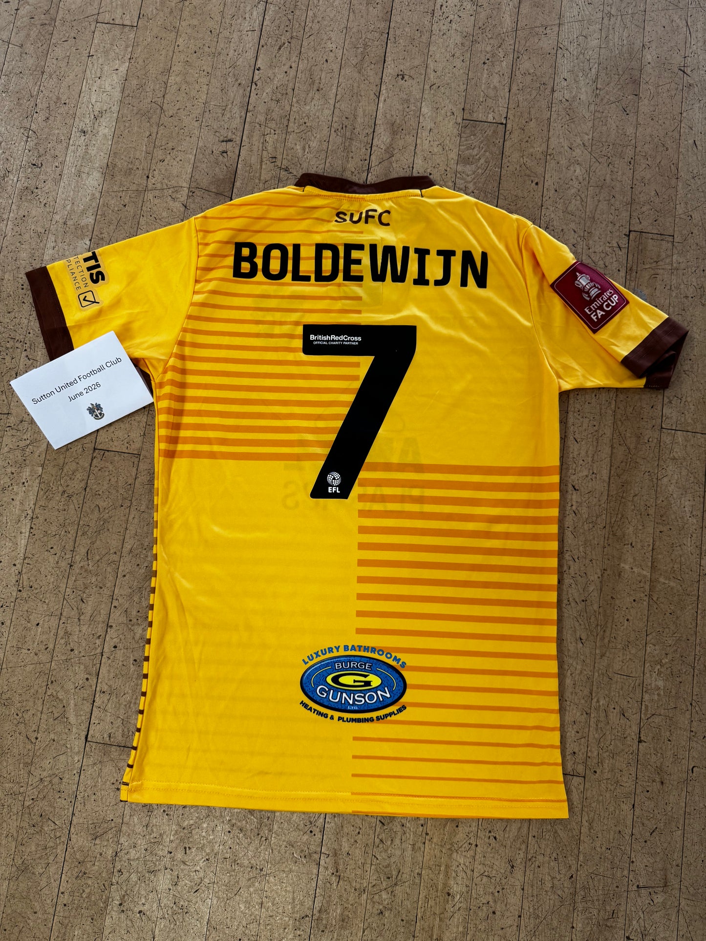 Enzio Boldewijn Home Shirt, FA Cup - 2022-2023