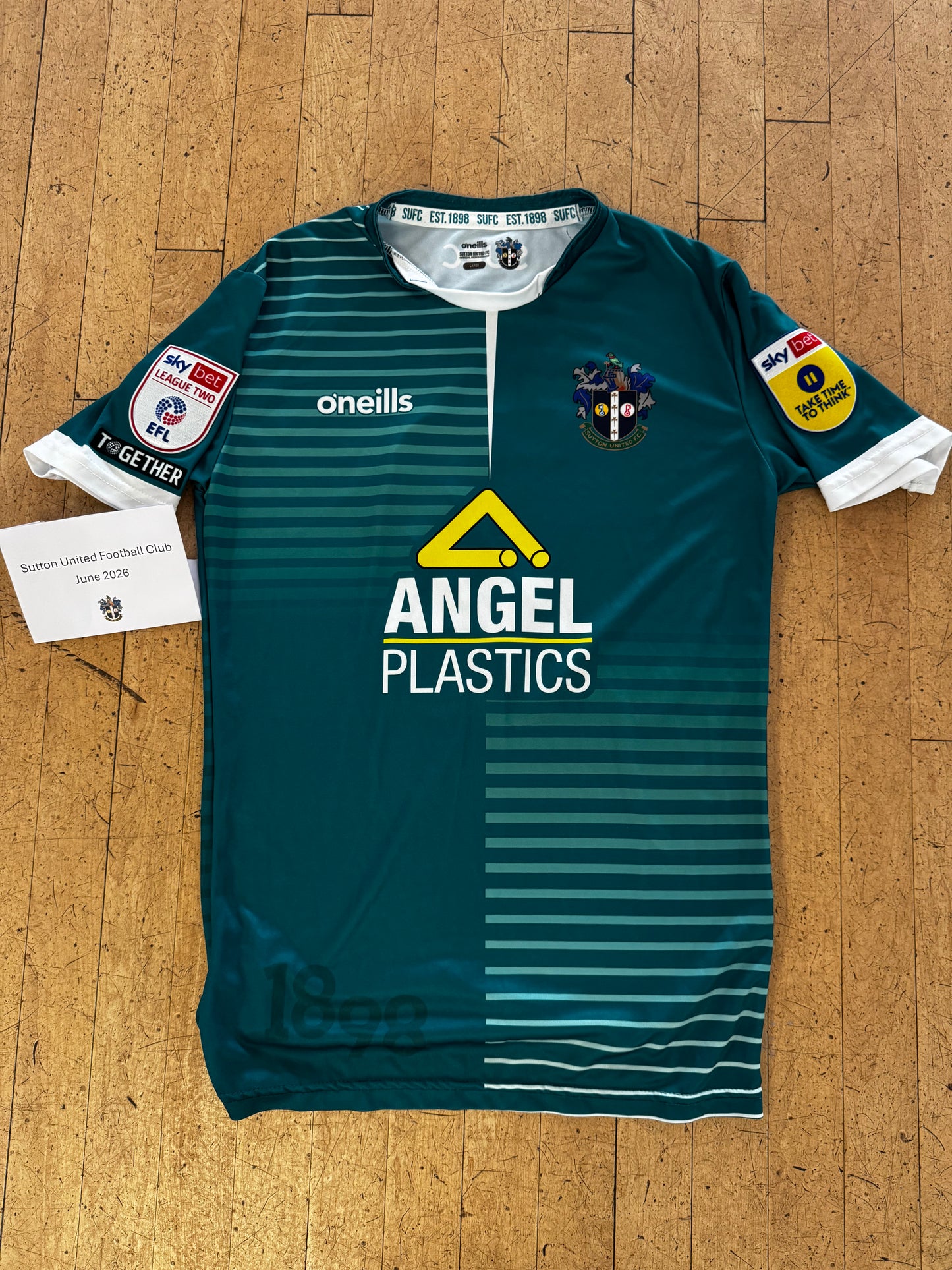 Jon Barden Green Away Shirt - 2023-2024
