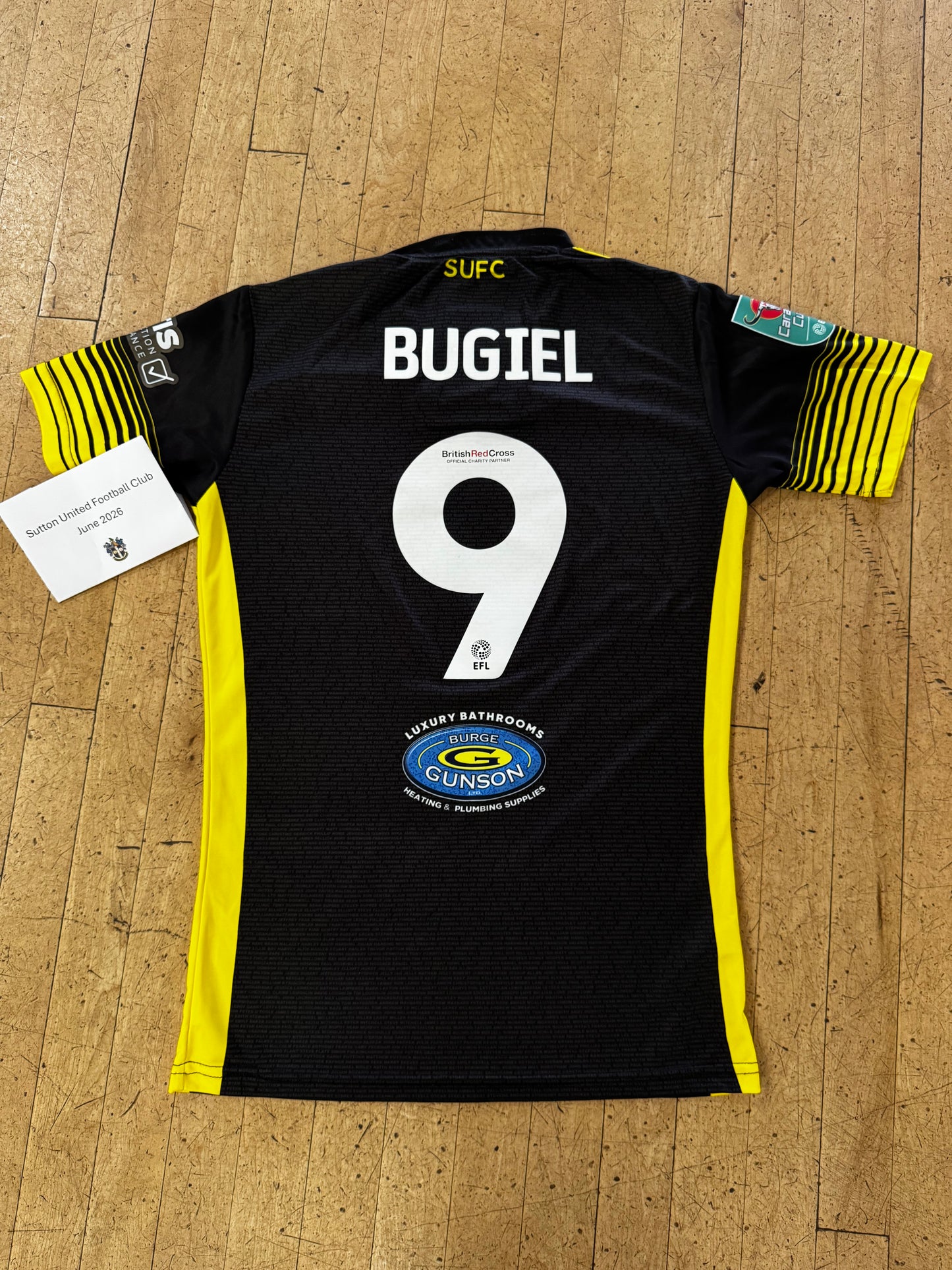 Omar Bugiel Black Away Shirt, Carabao Cup - 2022-2023