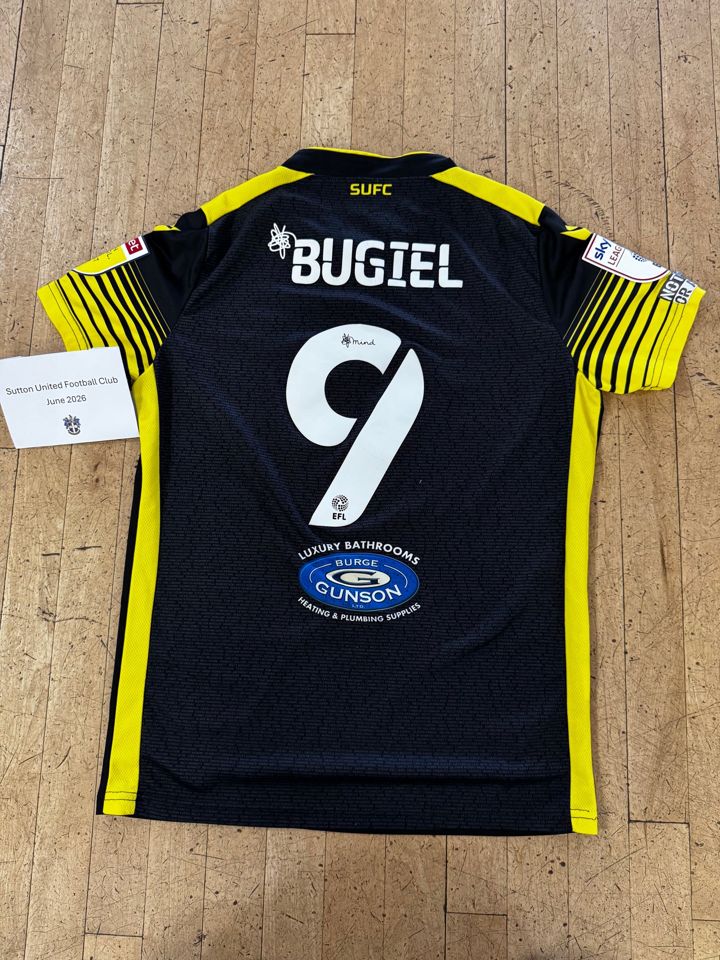Omar Bugiel Black Away Shirt - 2021-2022