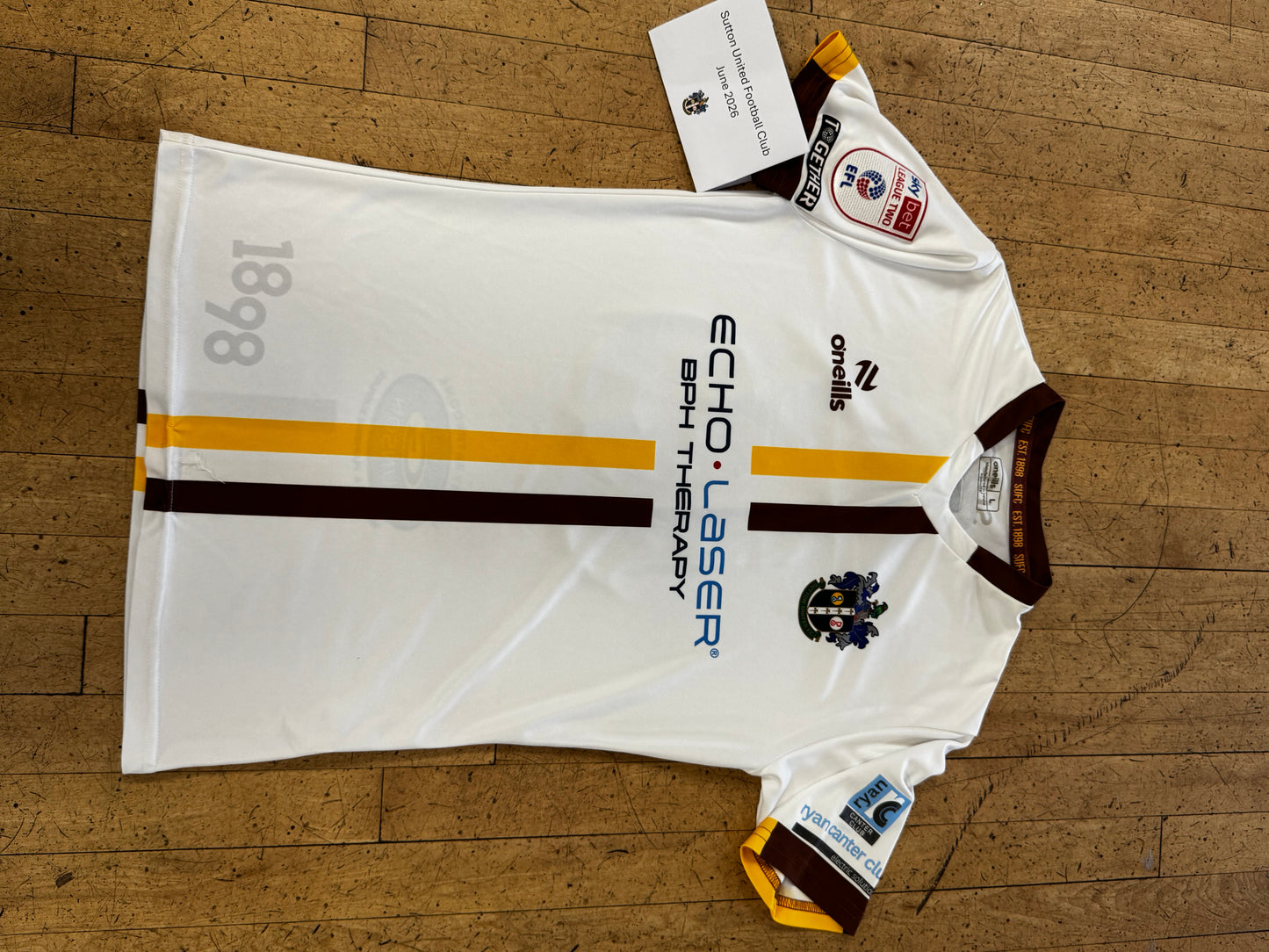 Craig Clay White Away Shirt - 2023-2024
