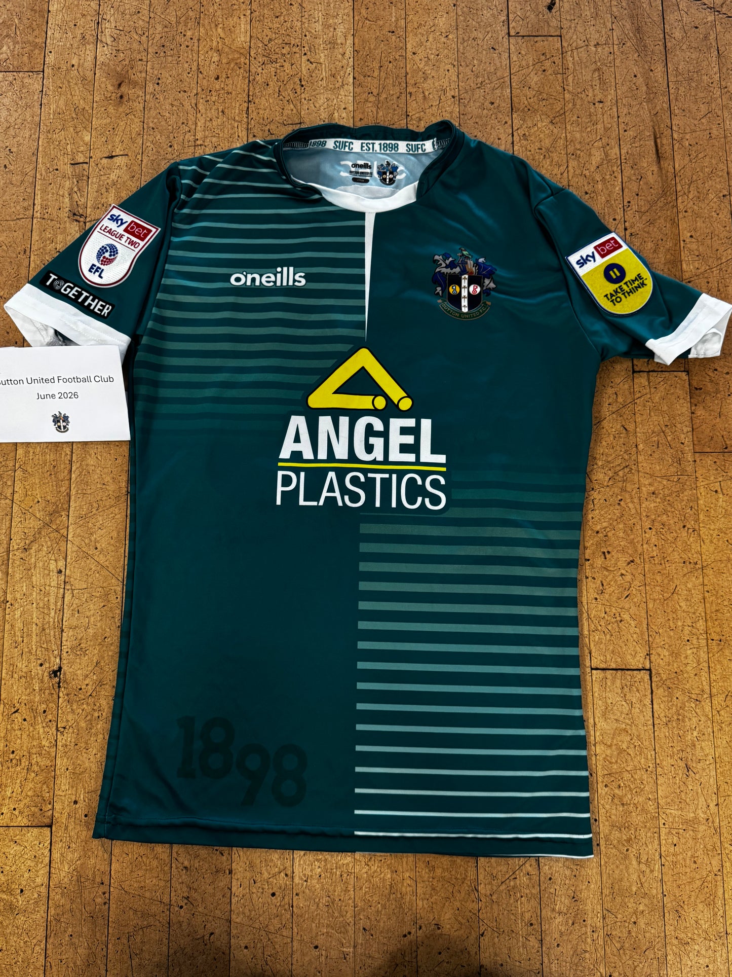Matthew Dennis Green Away Shirt 2022-2023