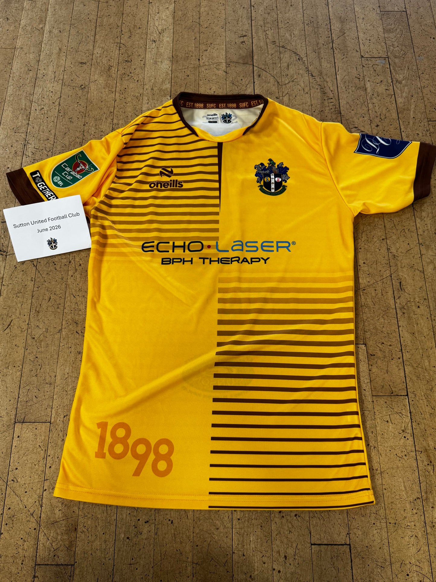 Tope Fadahunsi Home Shirt 2023-2024, Carabao Cup