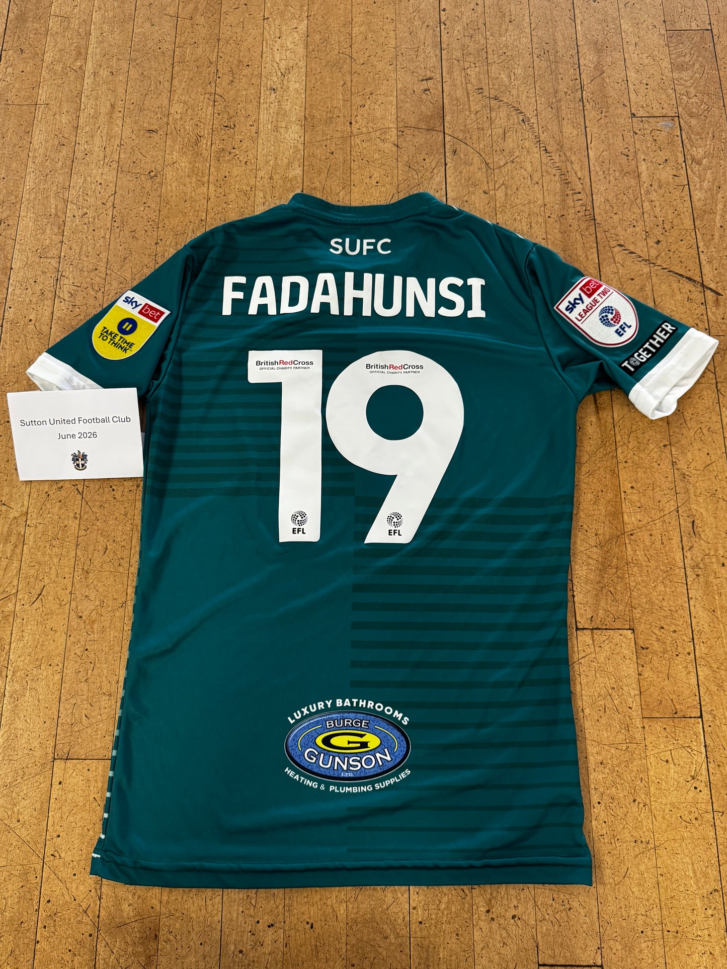 Tope Fadahunsi Green Away Shirt 2022-2023