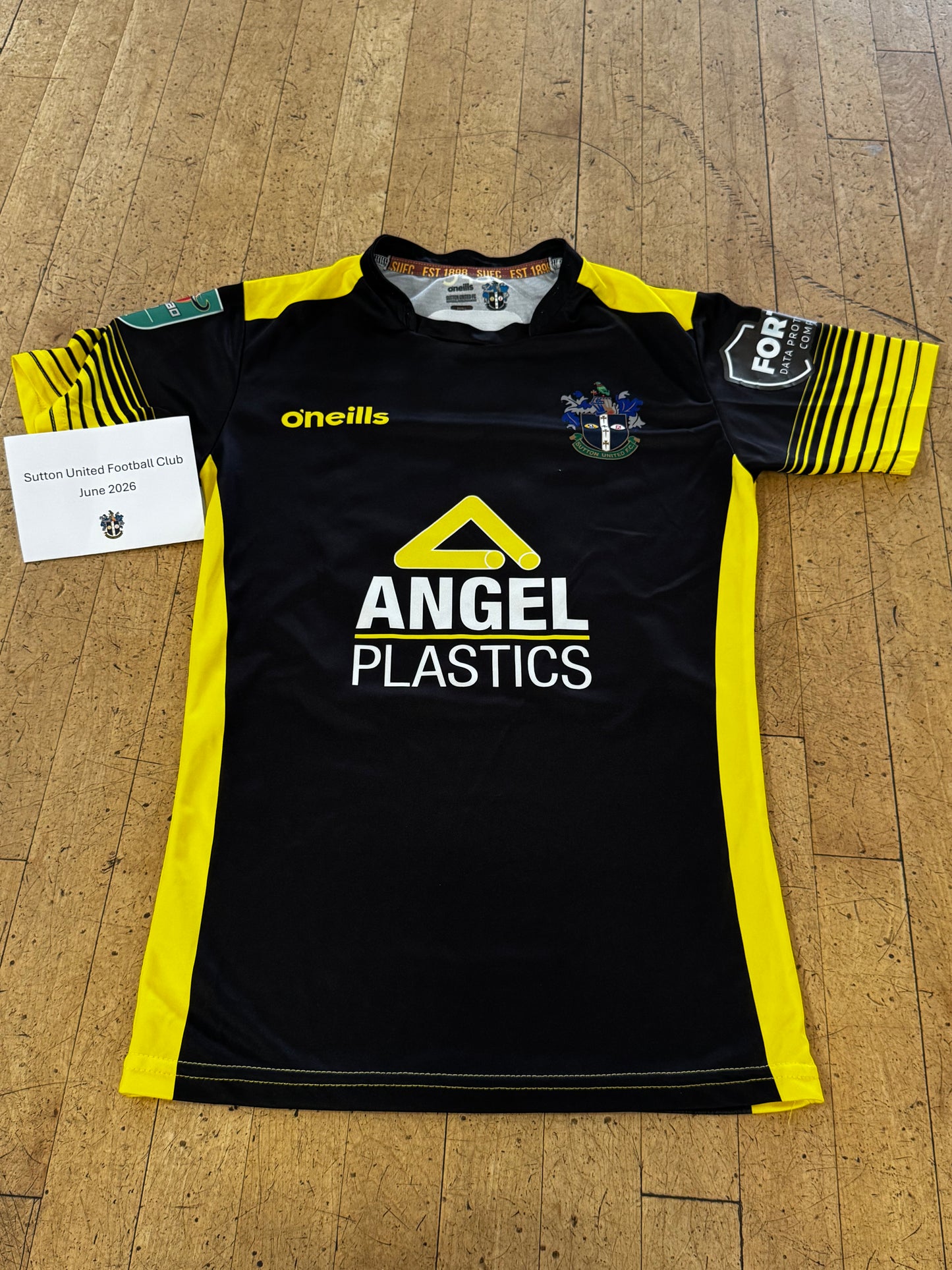 Luke Gambin Black Away Shirt 2022-2023, Carabao Cup