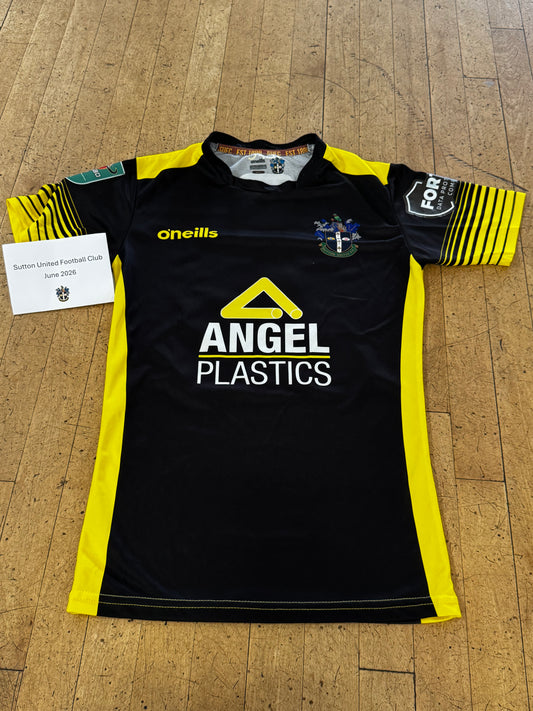 Luke Gambin Black Away Shirt 2022-2023, Carabao Cup
