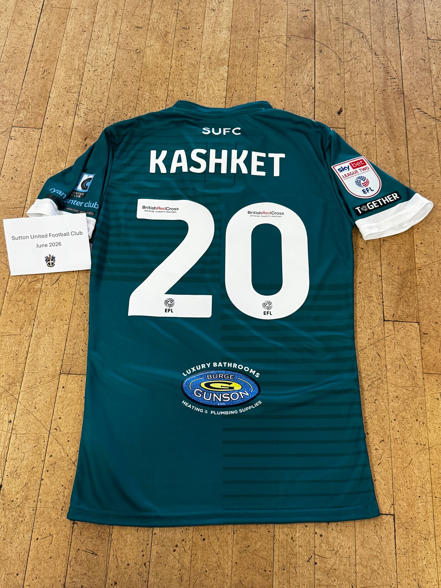 Scott Kashket Green Away Shirt 2023-2024