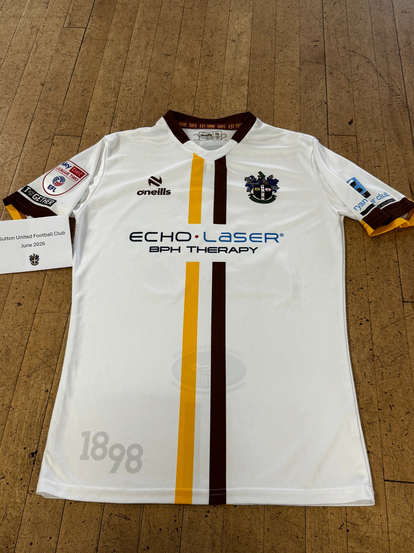 Hisham Kasimu White Away Shirt 2023-2024
