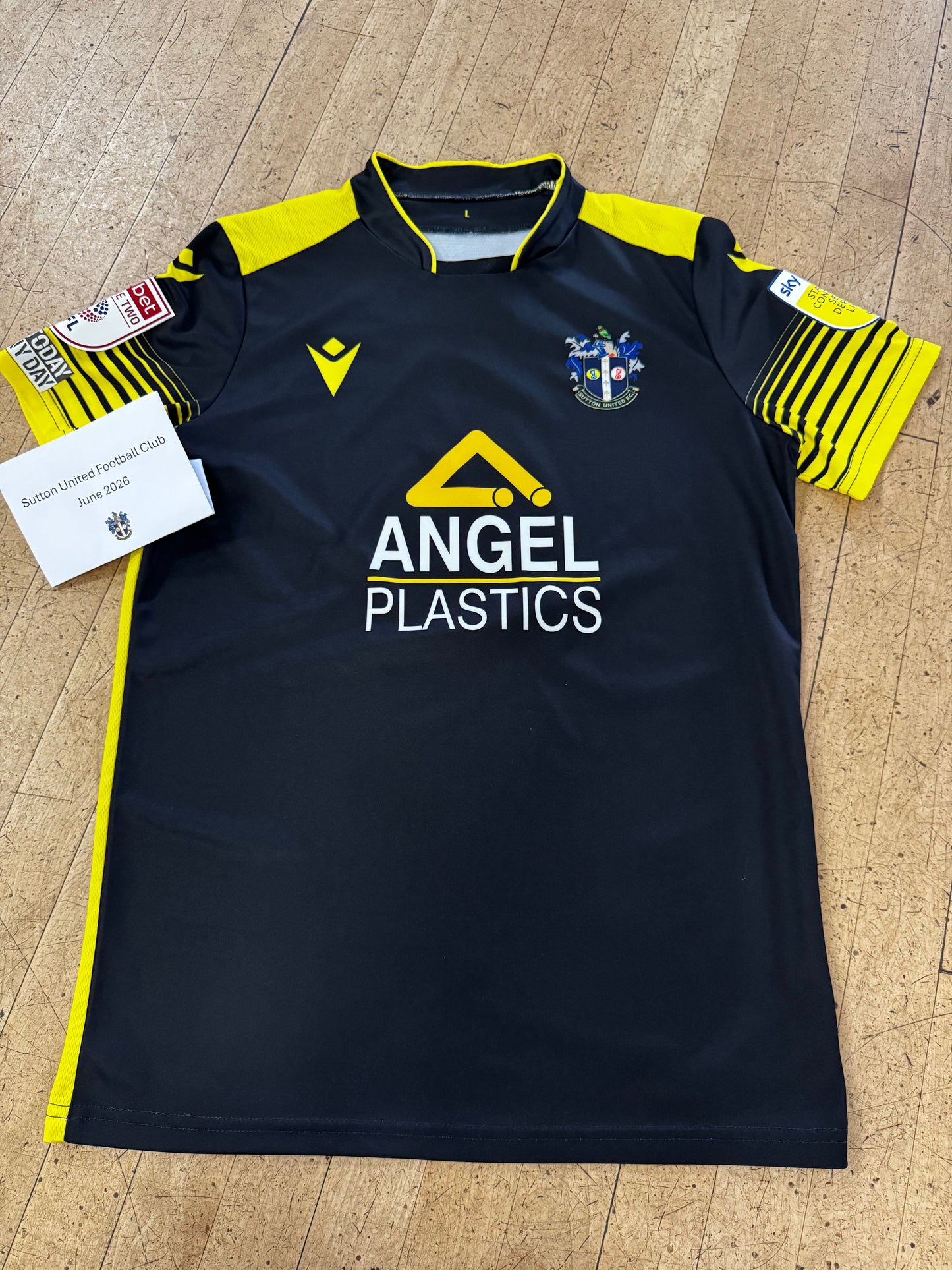 Louis John Black Away Shirt 2021-2022