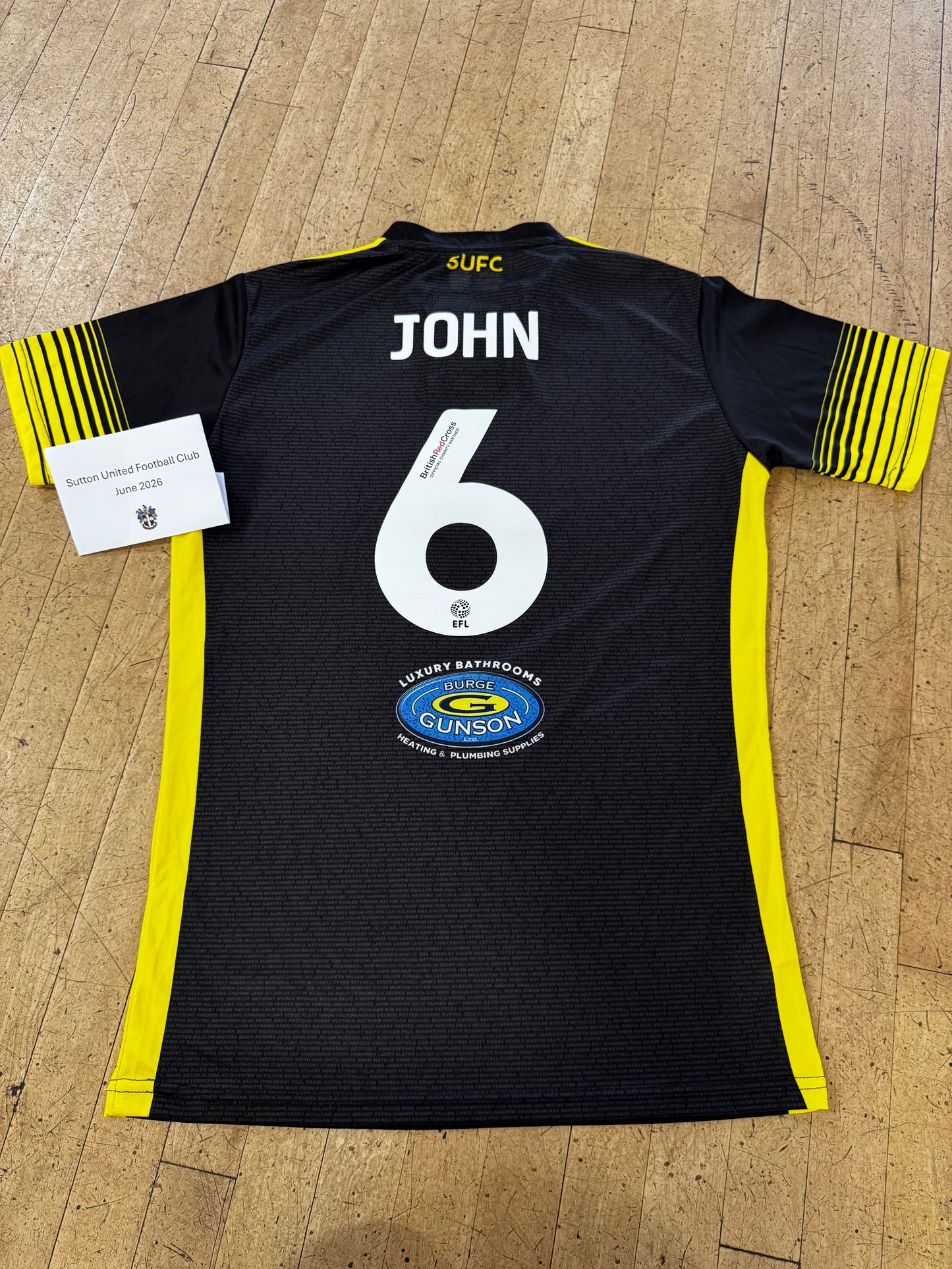 Louis John Black Away Shirt 2022-2023