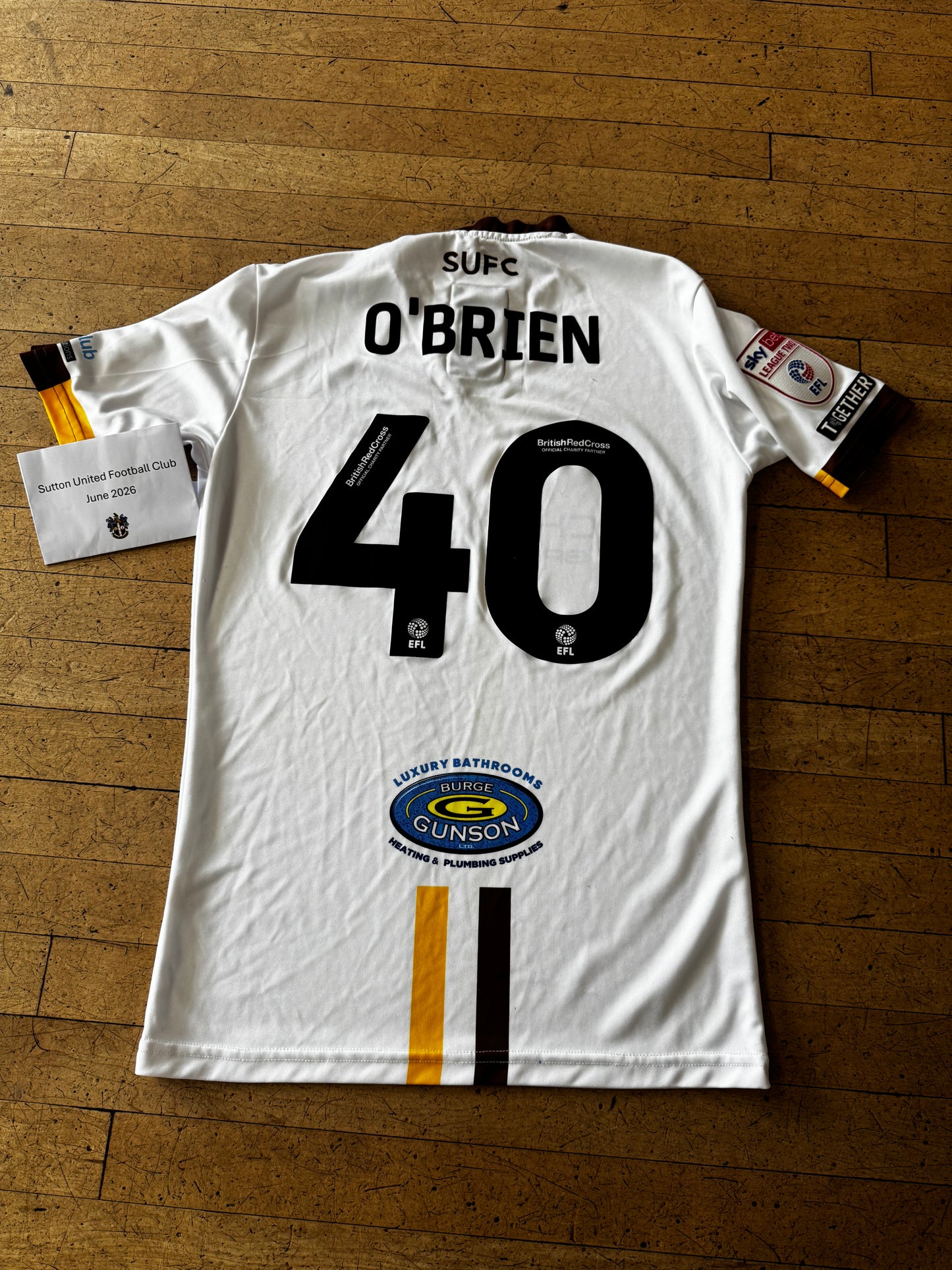 Aiden O'Brien White Away Shirt 2023-2024