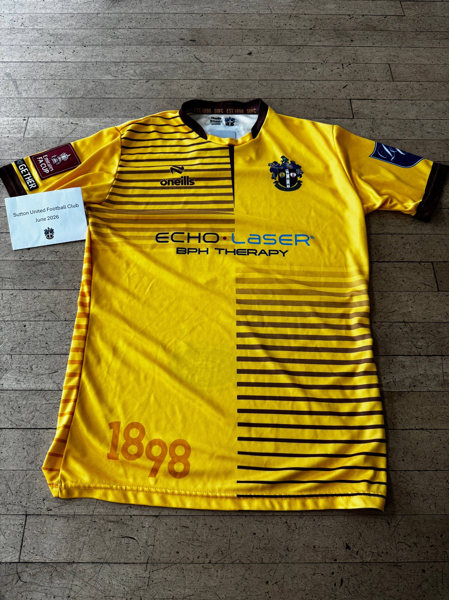 Omar Sowumni Home Shirt 2023-2024, FA Cup