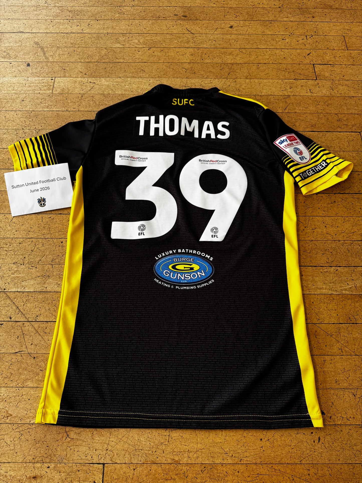 Kwame Thomas Black Away Shirt 2022-2023