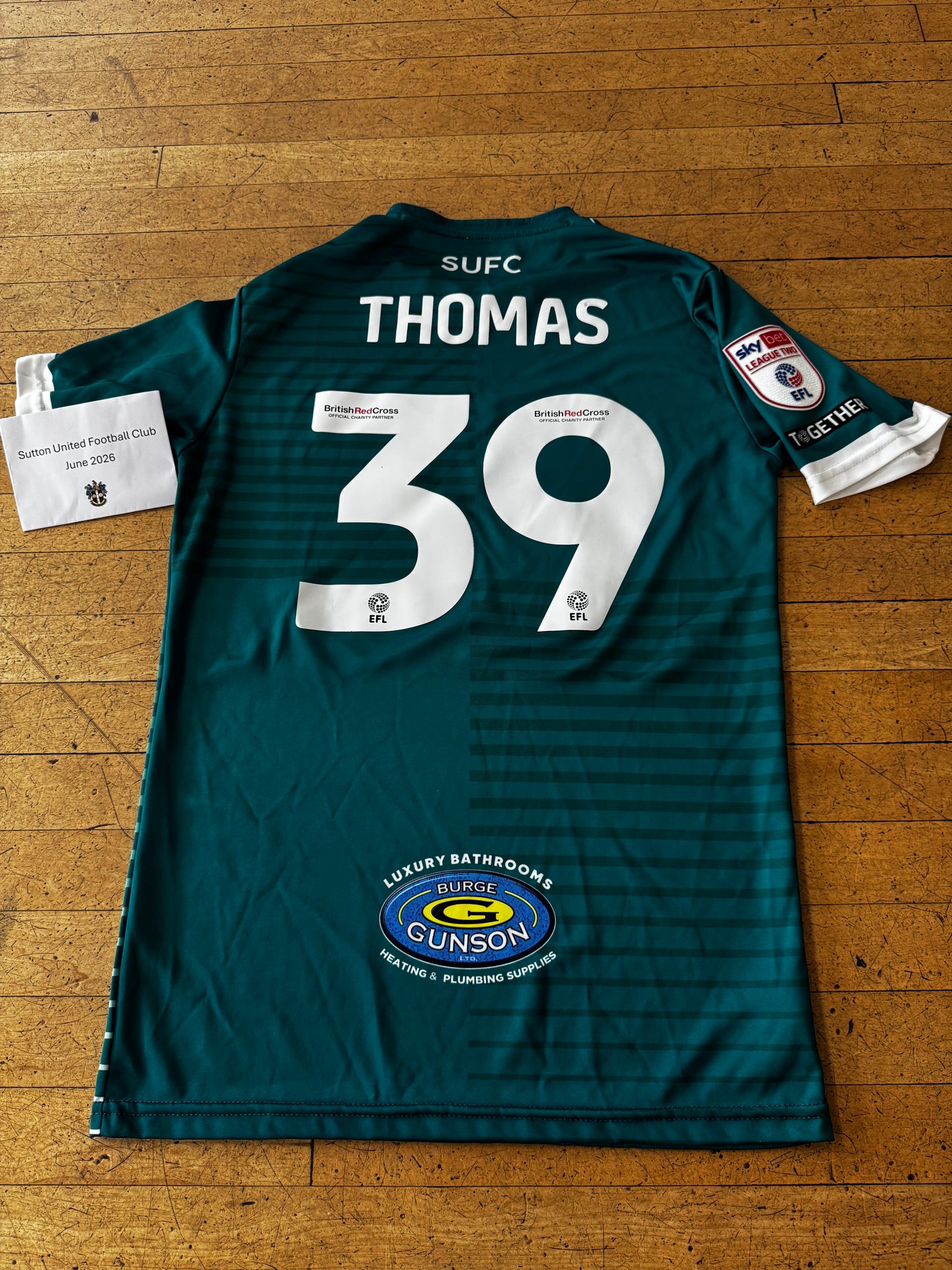 Kwame Thomas Green Away Shirt 2022-2023