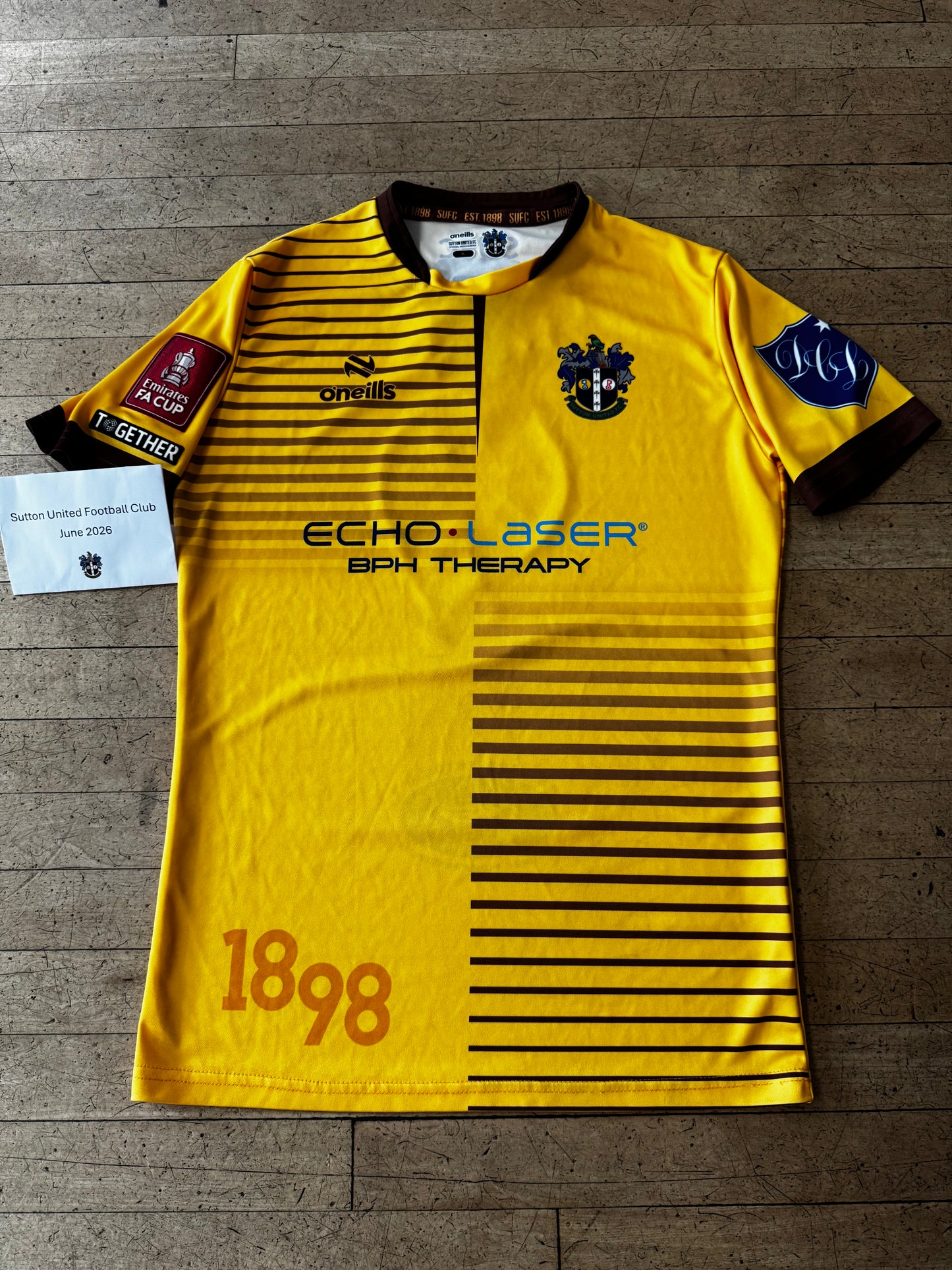 Harry Smith Home Shirt 2023-2024, FA Cup
