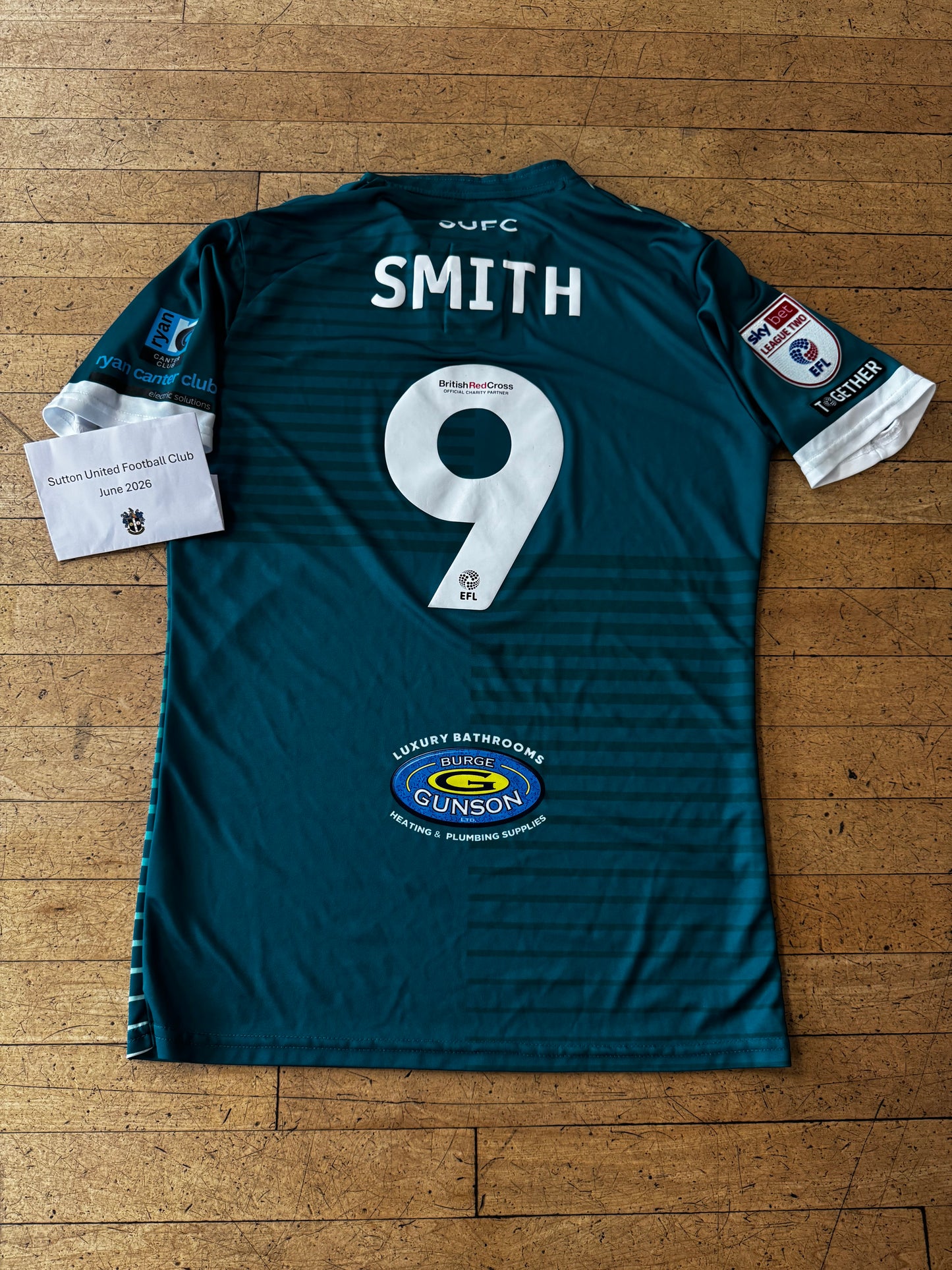 Harry Smith Green Away Shirt 2023-2024