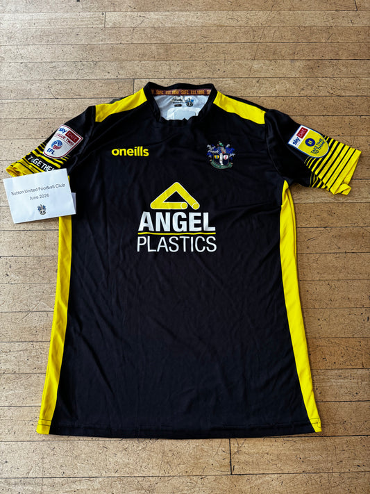 Coby Rowe Black Away Shirt 2022-2023