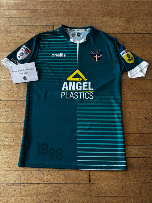 Coby Rowe Green Away Shirt 2022-2023
