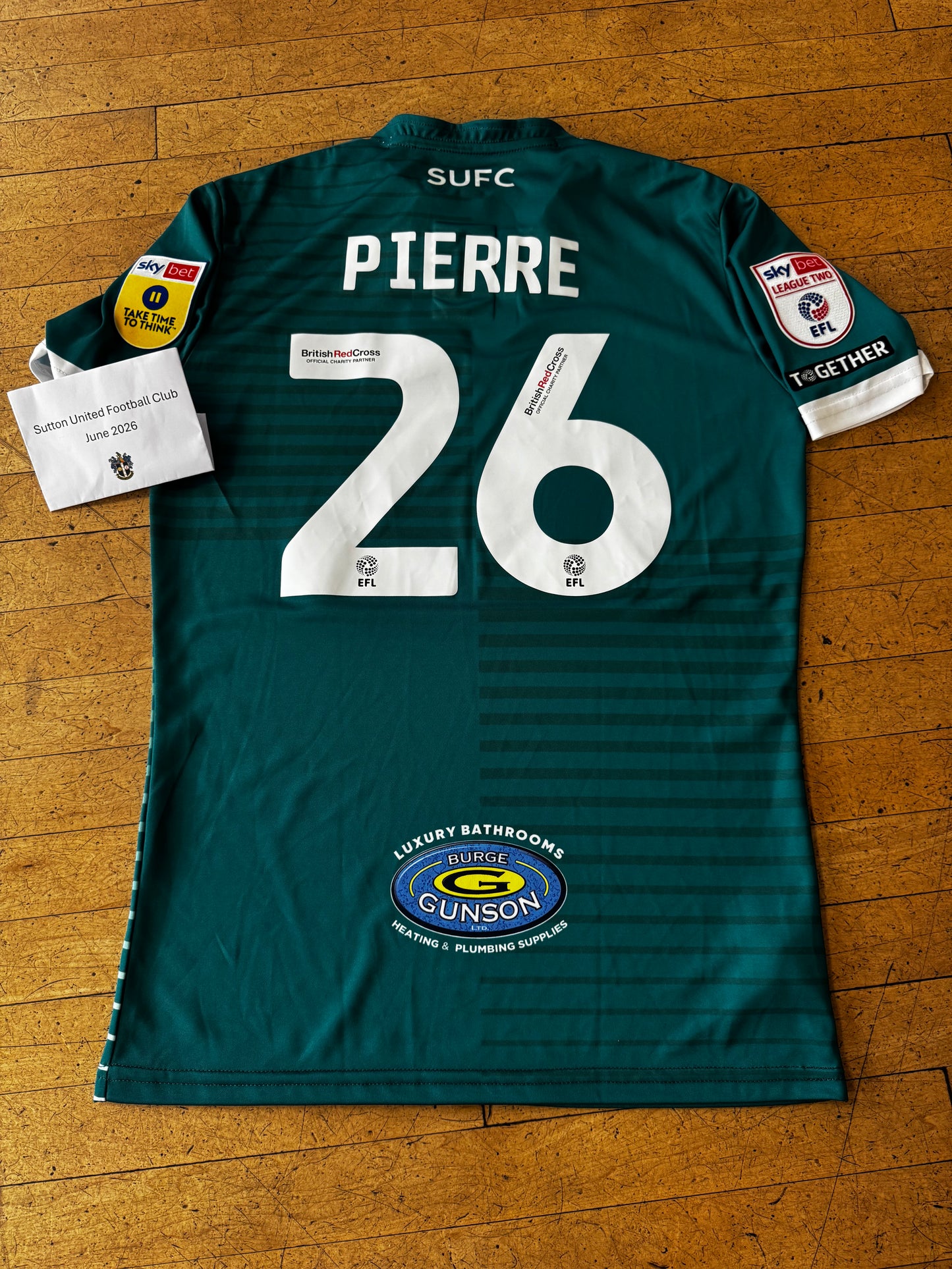 Aaron Pierre Green Away Shirt 2022-2023