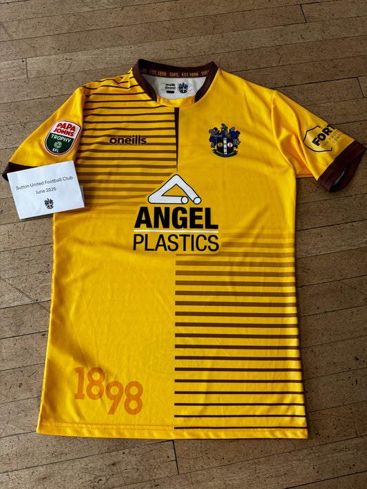 Tobi Ogundega Home Shirt 2022-2023, Papa John's Trophy