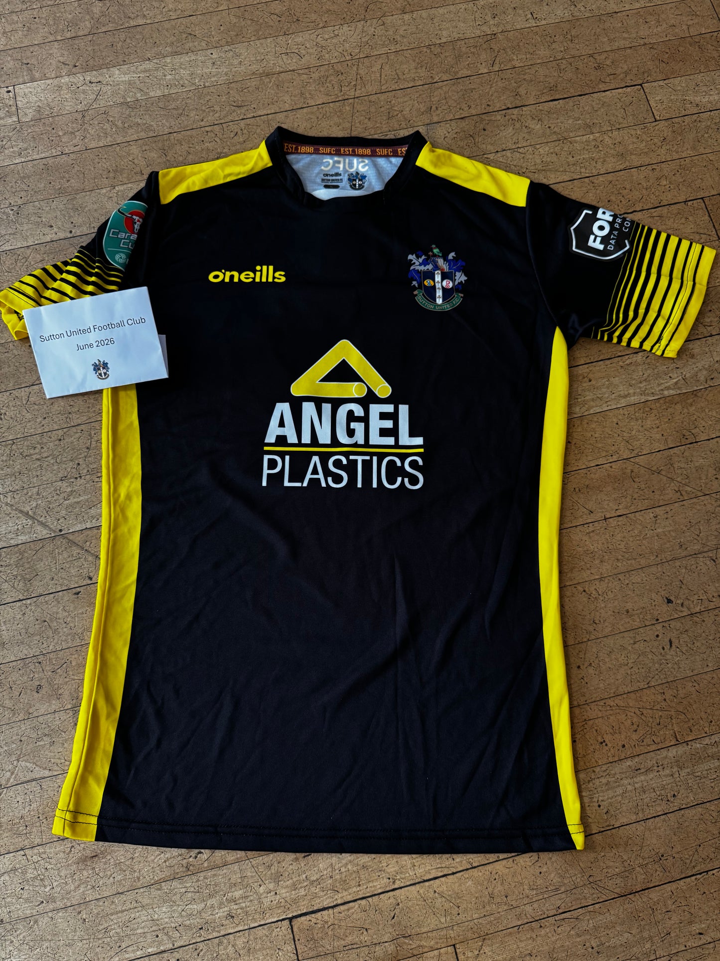 Tobi Ogundega Black Away Shirt 2022-2023, Carabao Cup