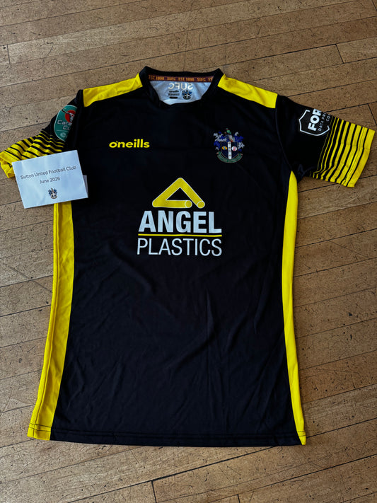 Tobi Ogundega Black Away Shirt 2022-2023, Carabao Cup