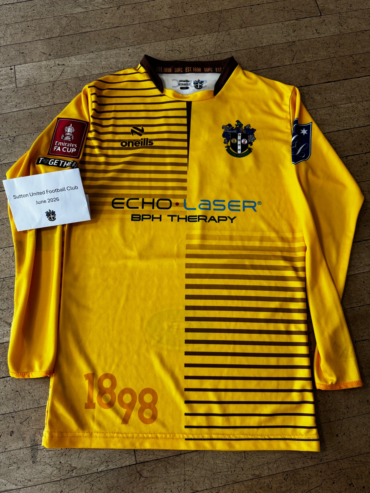 Dion Pereira Home Shirt Long Sleeve 2023-2024, FA Cup