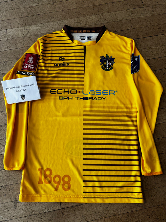 Dion Pereira Home Shirt Long Sleeve 2023-2024, FA Cup