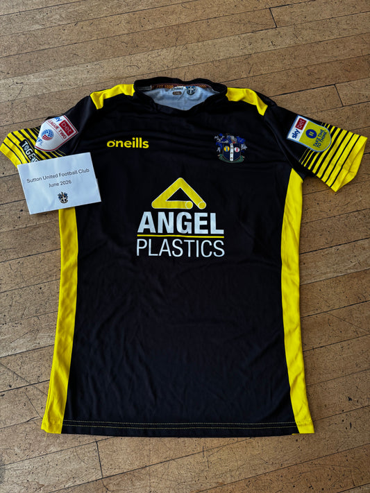 Josh Neufville Black Away Shirt 2022-2023
