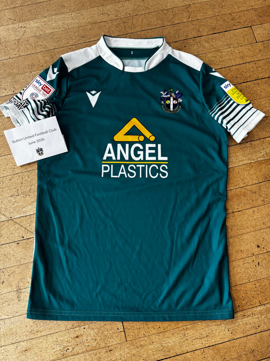 Kylian Kouassi Green Away Shirt 2021-2022