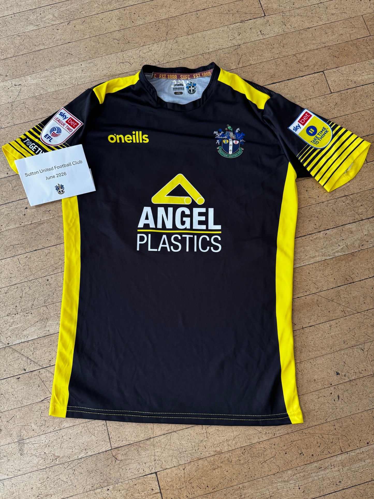 Charley Kendall Black Away Shirt 2022-2023